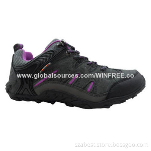 Women's Hiking Boots with Cow Suede/PU Upper and TPR OutsoleNew